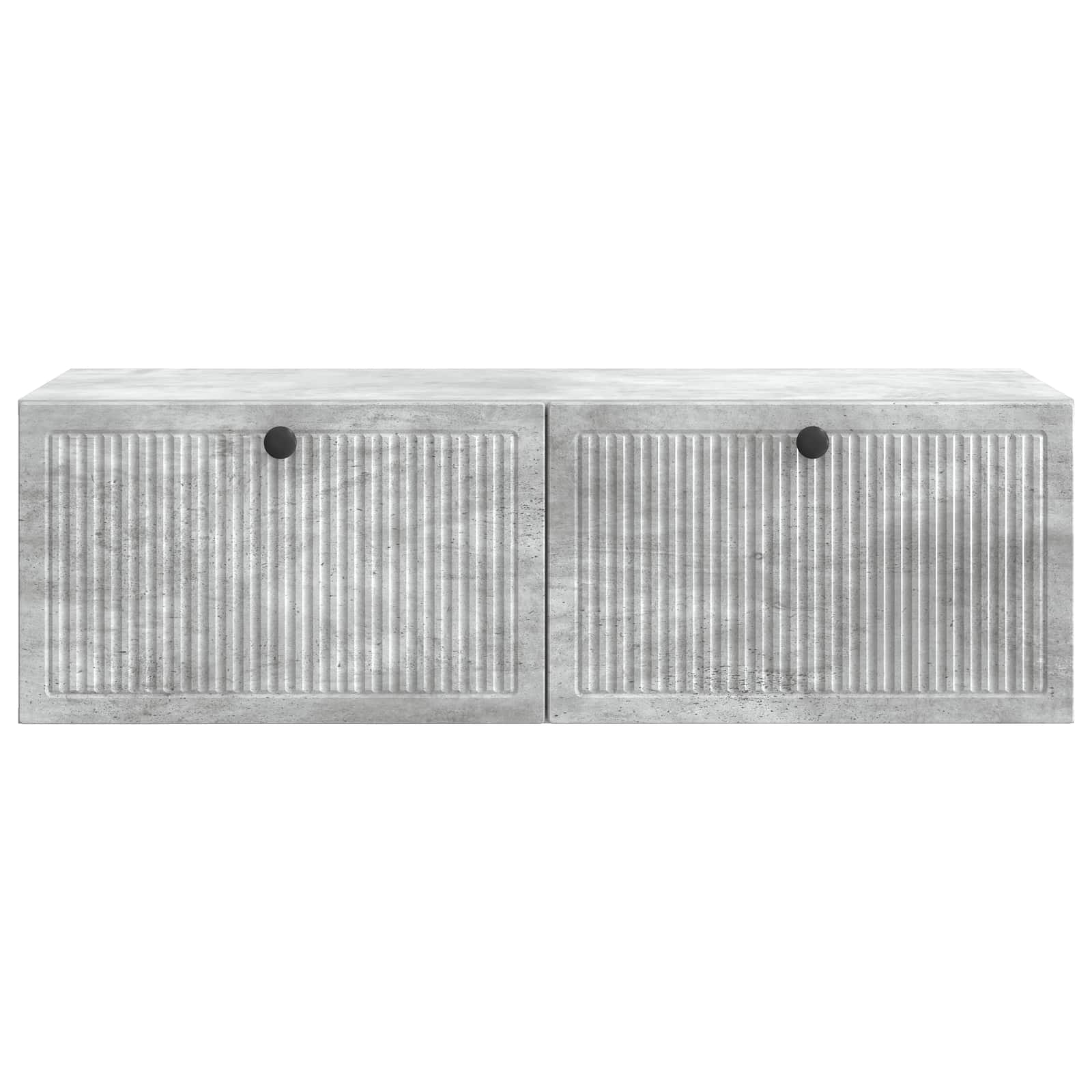Wandmontierter TV-Schrank Betongrau 98 x 41 x 30 cm
