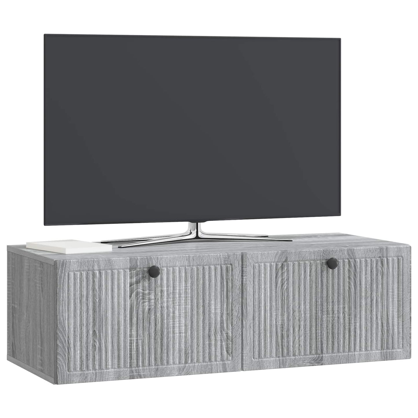 Wandmontierter TV-Schrank Graues Sonoma 98 x 41 x 30 cm