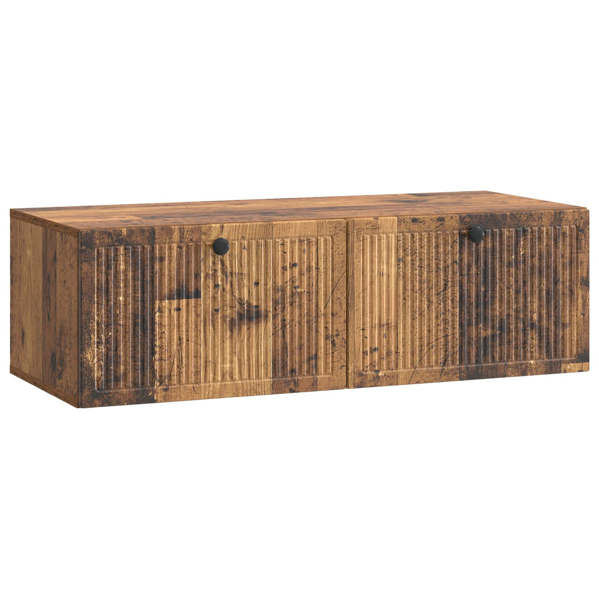 Wandmontierter TV-Schrank Altholz 98 x 41 x 30 cm Holzwerkstoff