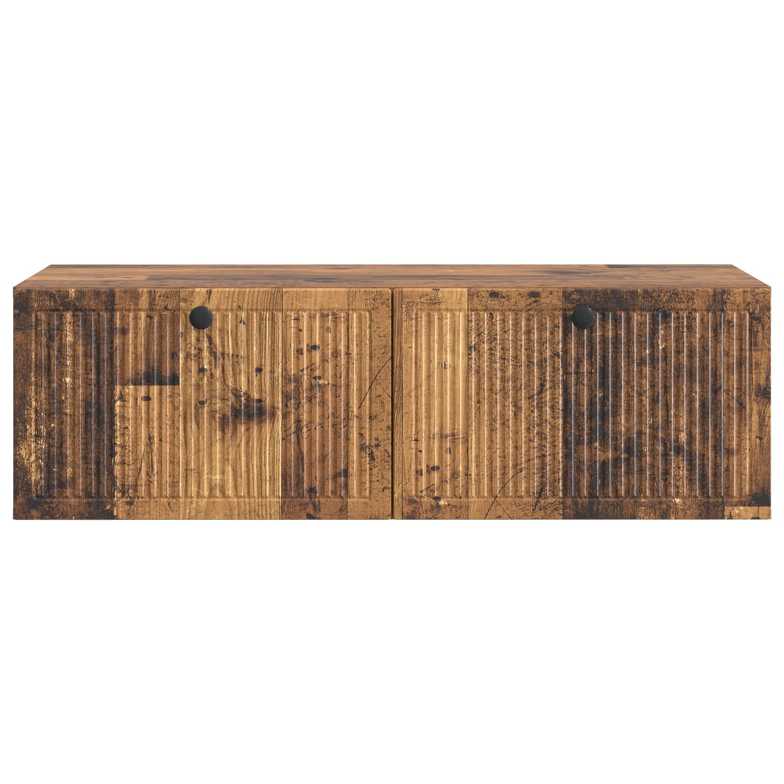 Wandmontierter TV-Schrank Altholz 98 x 41 x 30 cm Holzwerkstoff