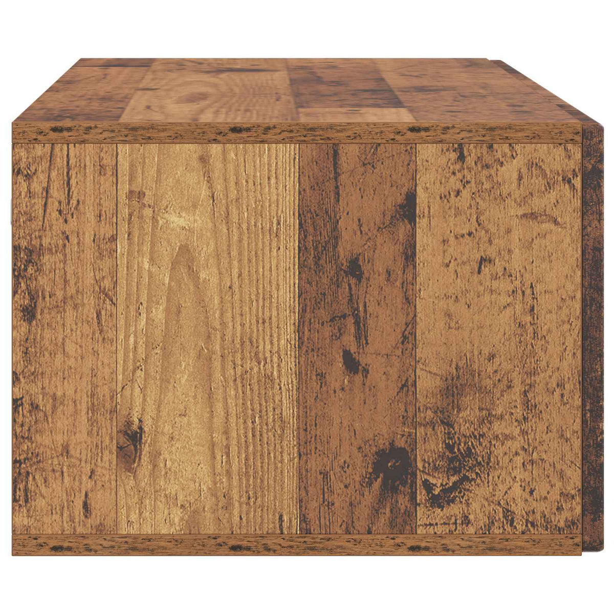 Wandmontierter TV-Schrank Altholz 98 x 41 x 30 cm Holzwerkstoff