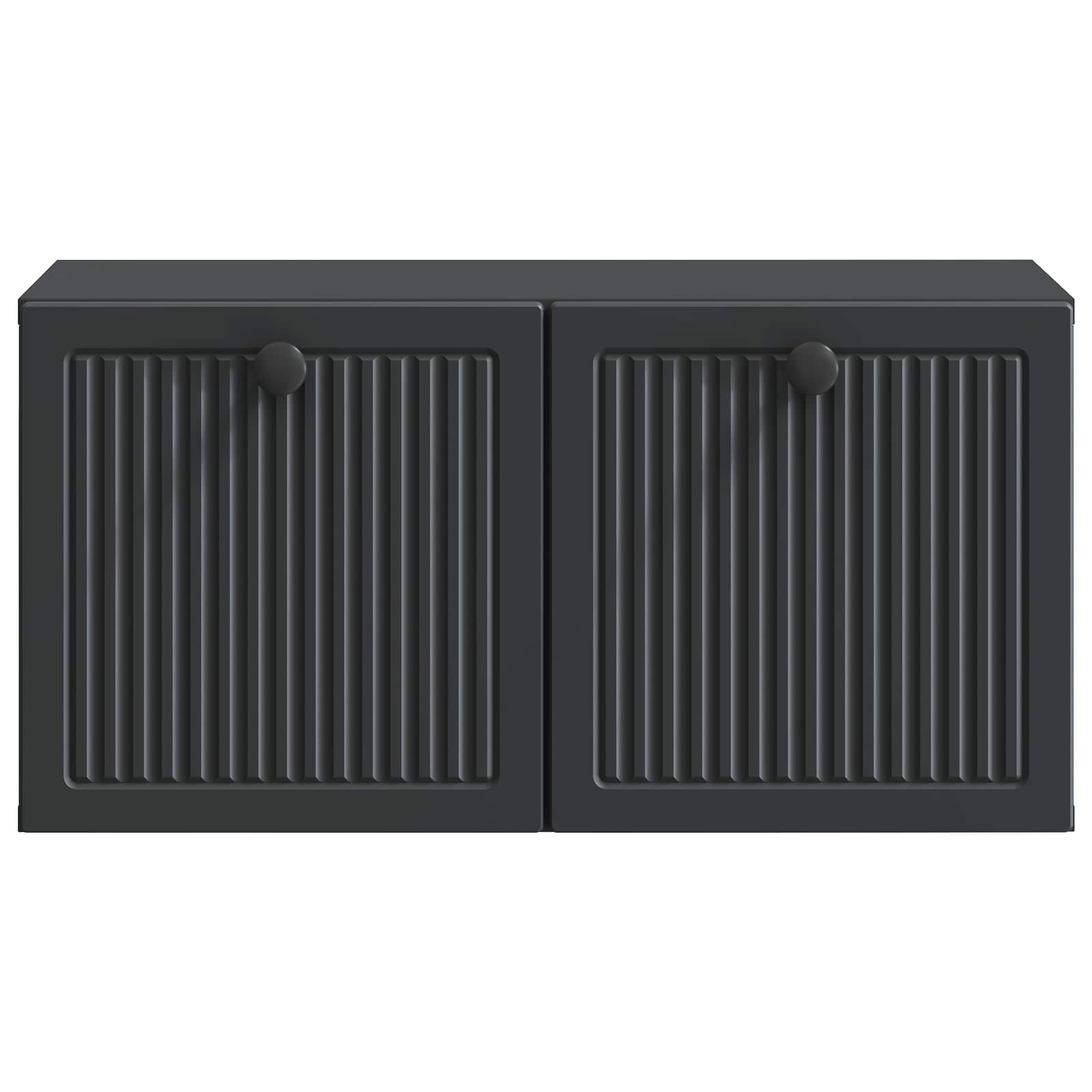 Wandmontierter TV-Schrank Schwarz 59,5 x 31 x 30 cm