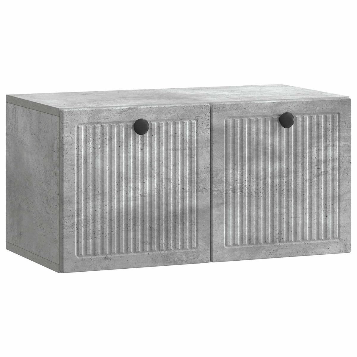 Wandmontierter TV-Schrank Betongrau 59,5 x 31 x 30 cm
