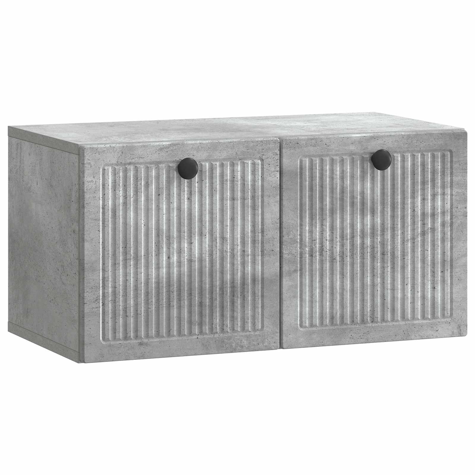 Wandmontierter TV-Schrank Betongrau 59,5 x 31 x 30 cm