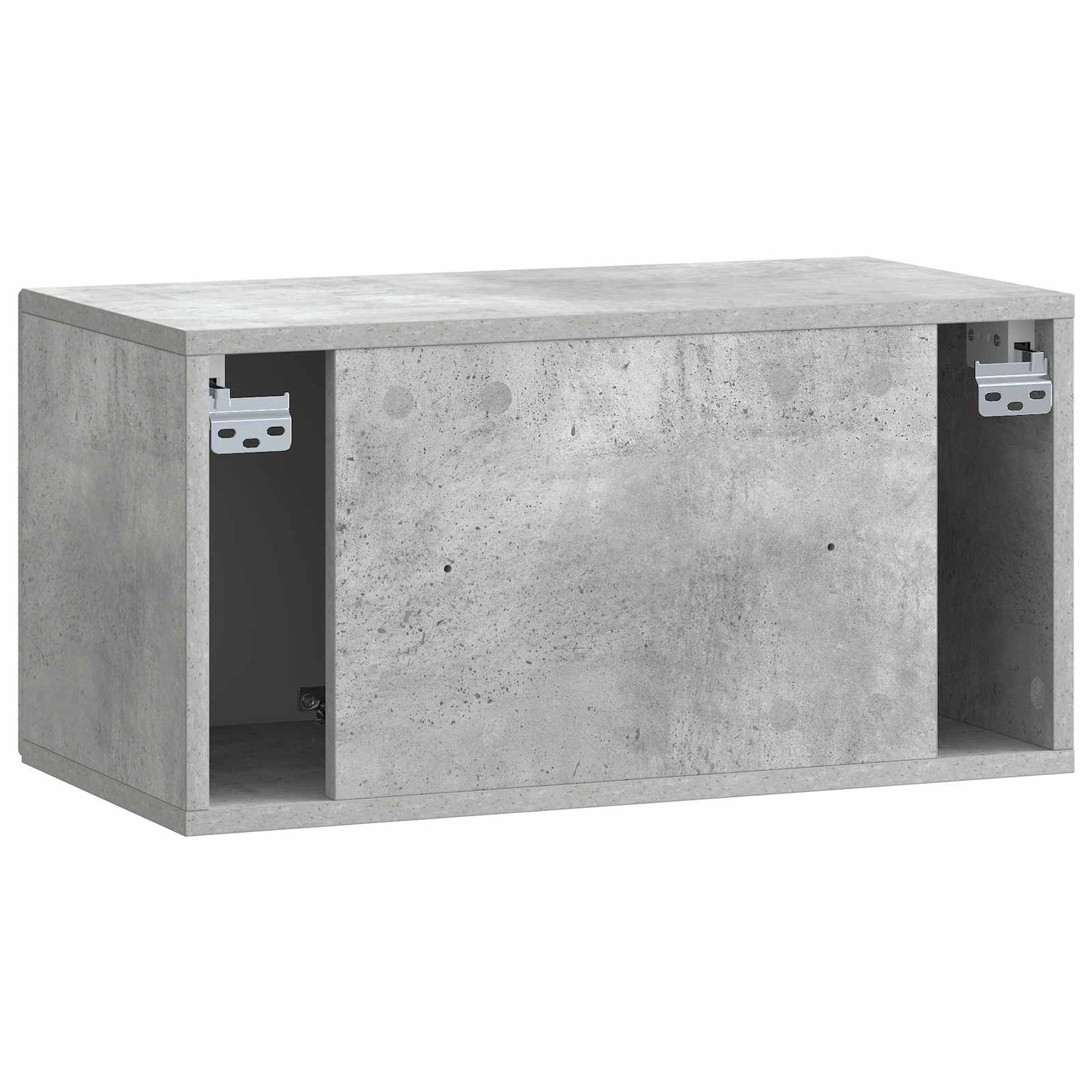 Wandmontierter TV-Schrank Betongrau 59,5 x 31 x 30 cm