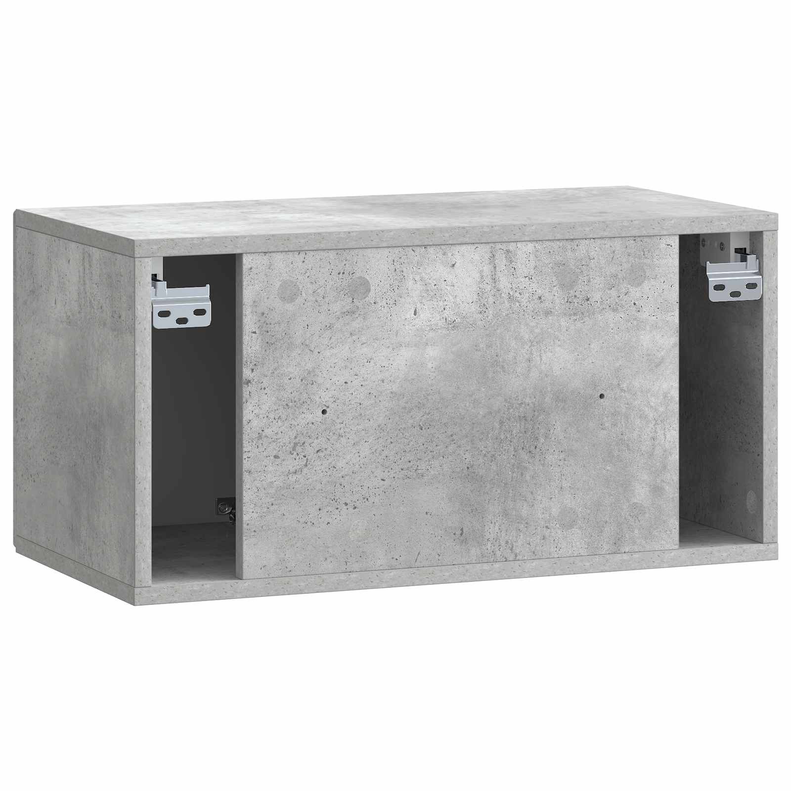 Wandmontierter TV-Schrank Betongrau 59,5 x 31 x 30 cm