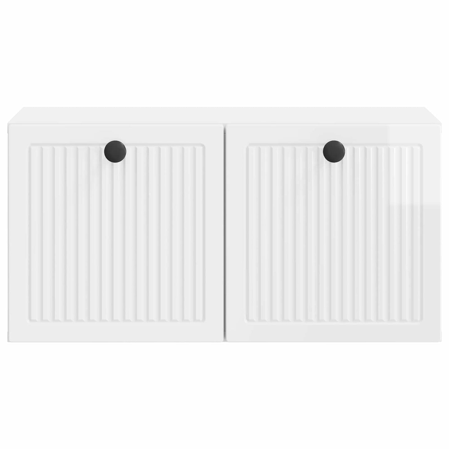 Wandmontierter TV-Schrank Hochglanz Weiß 59,5 x 31 x 30 cm