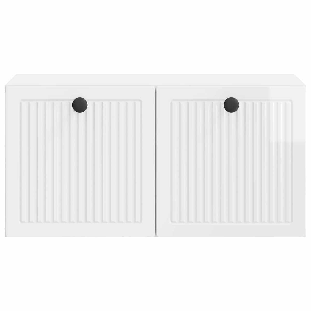 Wandmontierter TV-Schrank Hochglanz Weiß 59,5 x 31 x 30 cm