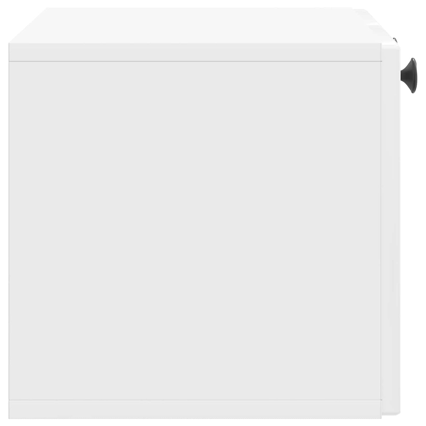 Wandmontierter TV-Schrank Hochglanz Weiß 59,5 x 31 x 30 cm