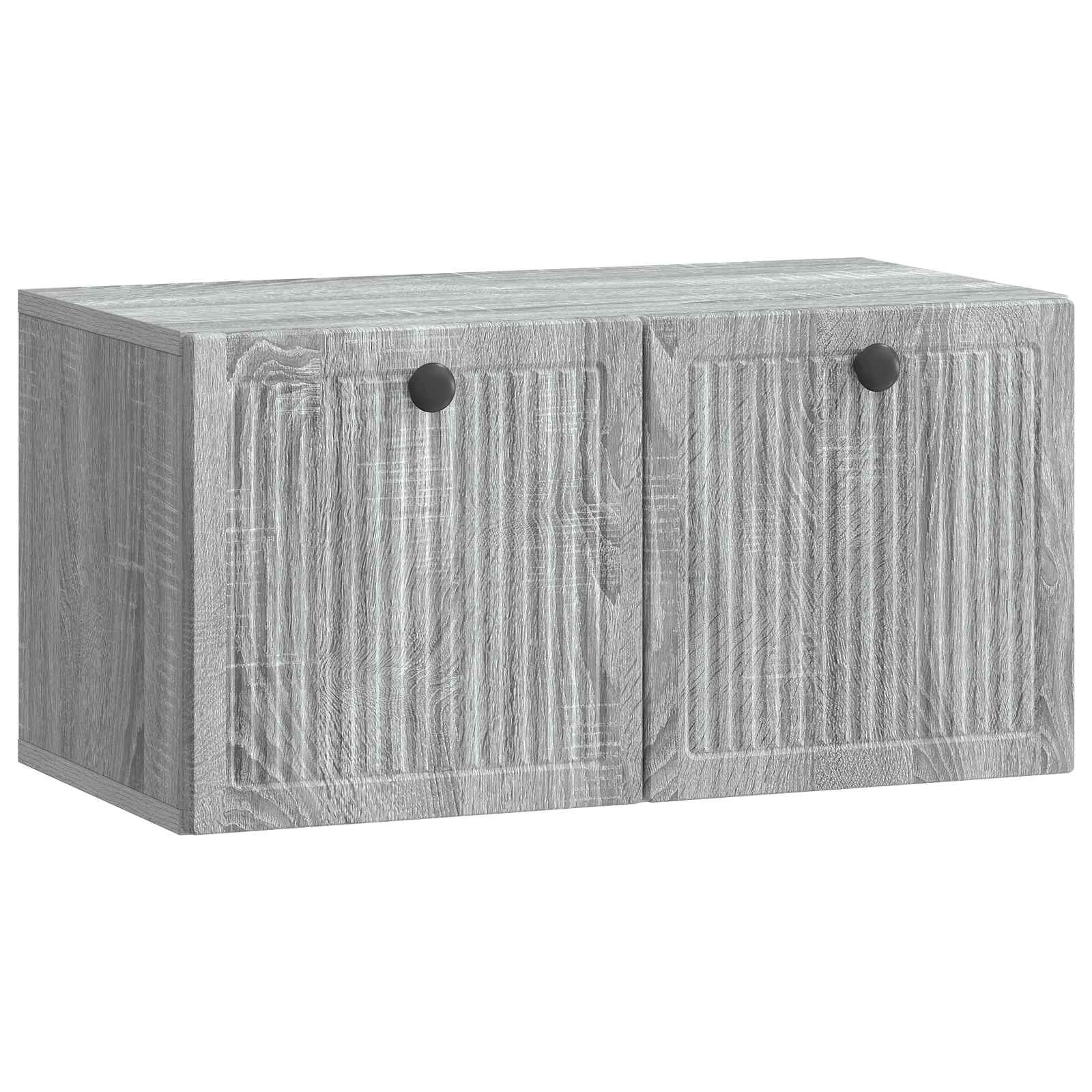 Wandmontierter TV-Schrank Graues Sonoma 59,5 x 31 x 30 cm