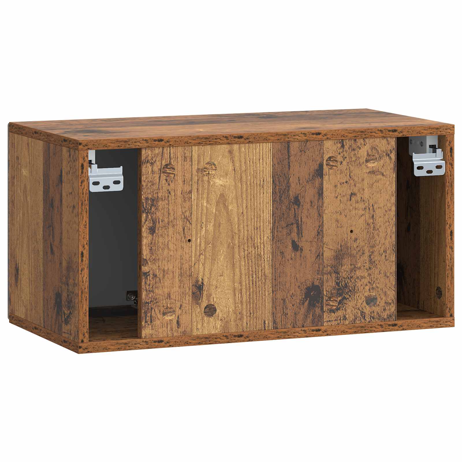 Wandmontierter TV-Schrank Altholz 59,5 x 31 x 30 cm