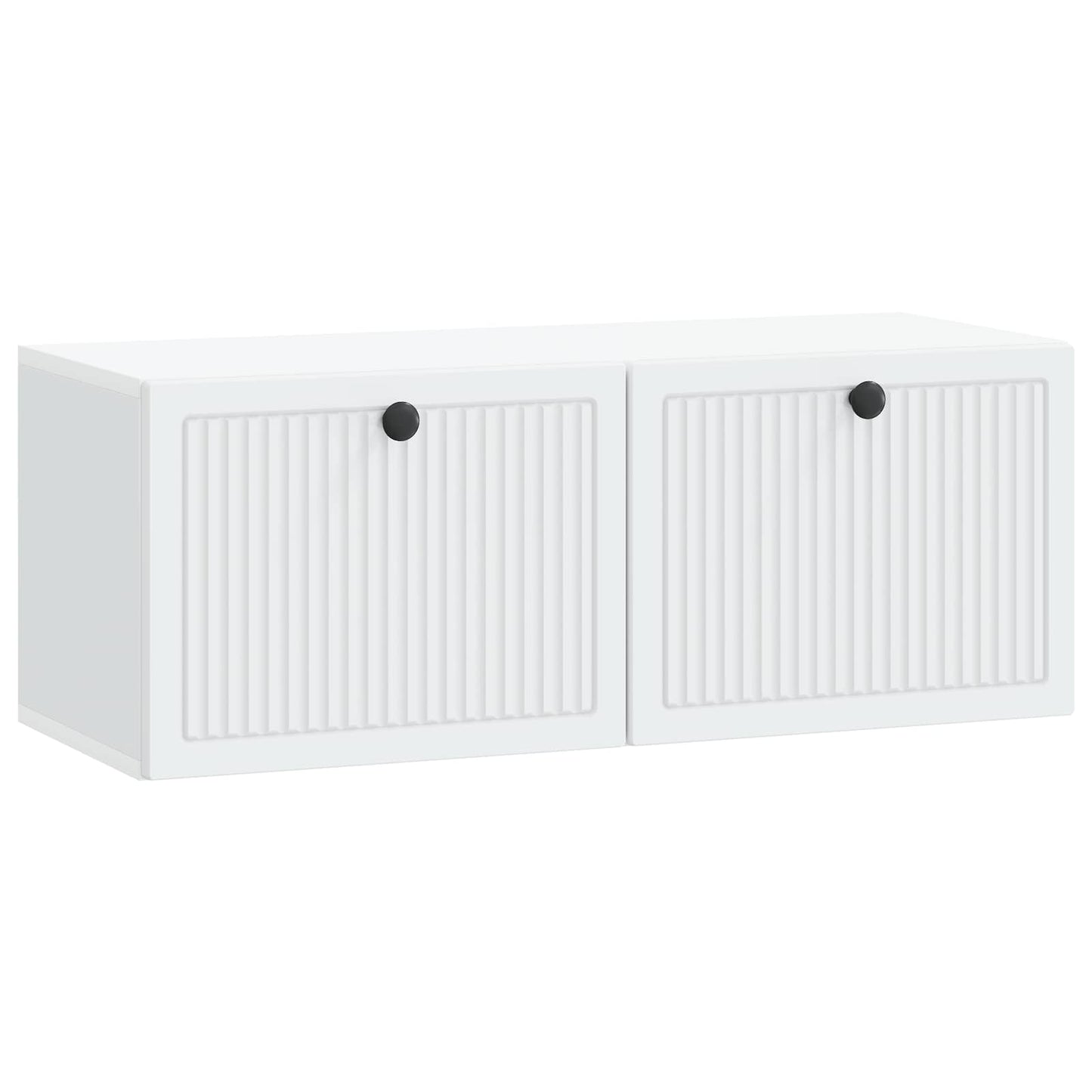 Wandmontierter TV-Schrank Weiß 78,5 x 31 x 30 cm Holzwerkstoff