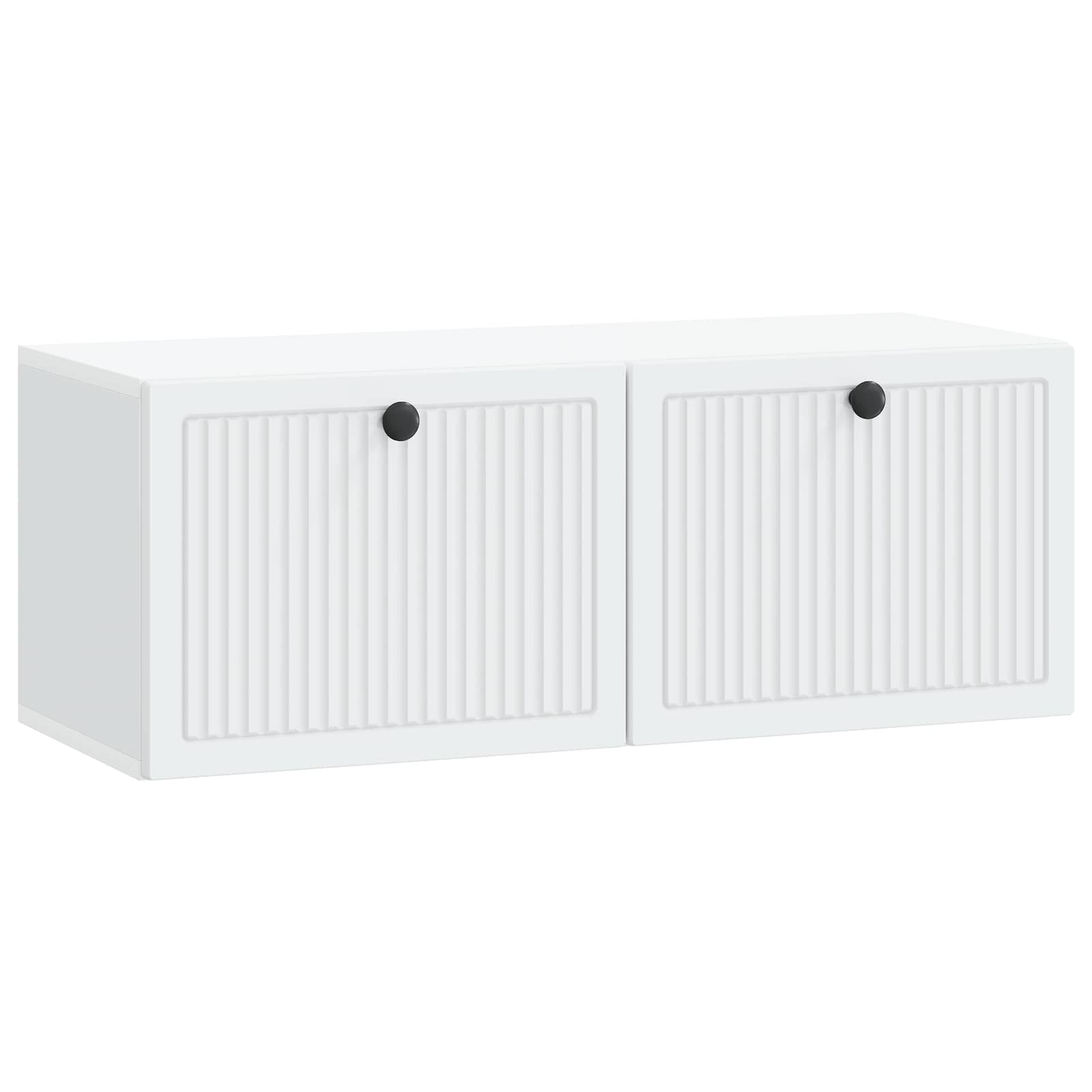 Wandmontierter TV-Schrank Weiß 78,5 x 31 x 30 cm Holzwerkstoff