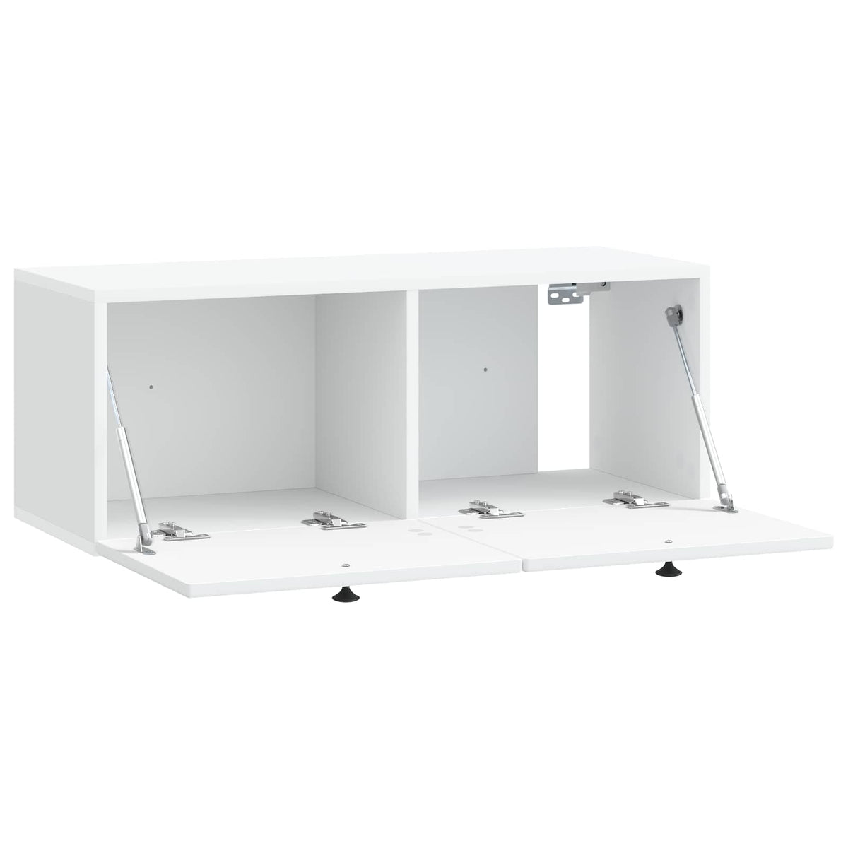 Wandmontierter TV-Schrank Weiß 78,5 x 31 x 30 cm Holzwerkstoff