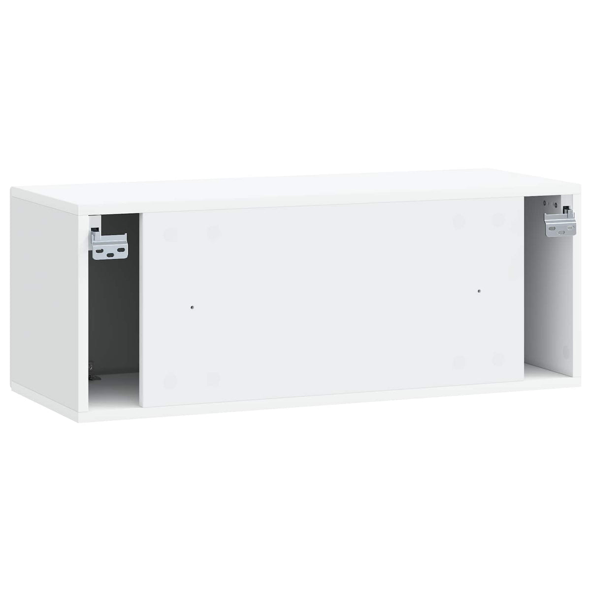 Wandmontierter TV-Schrank Weiß 78,5 x 31 x 30 cm Holzwerkstoff