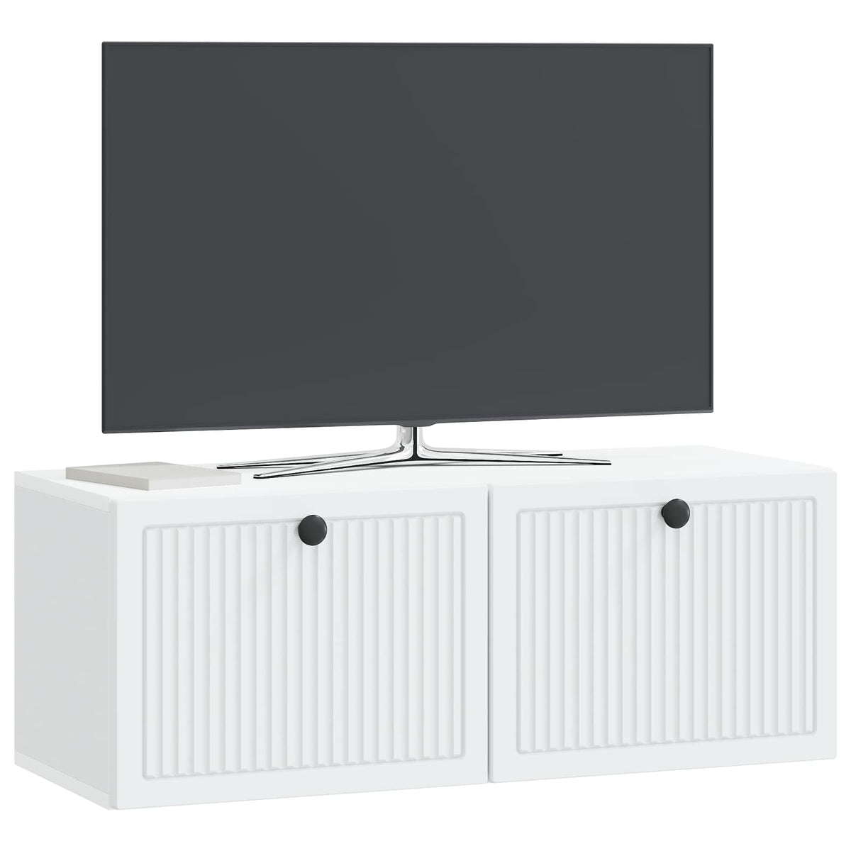 Wandmontierter TV-Schrank Weiß 78,5 x 31 x 30 cm Holzwerkstoff