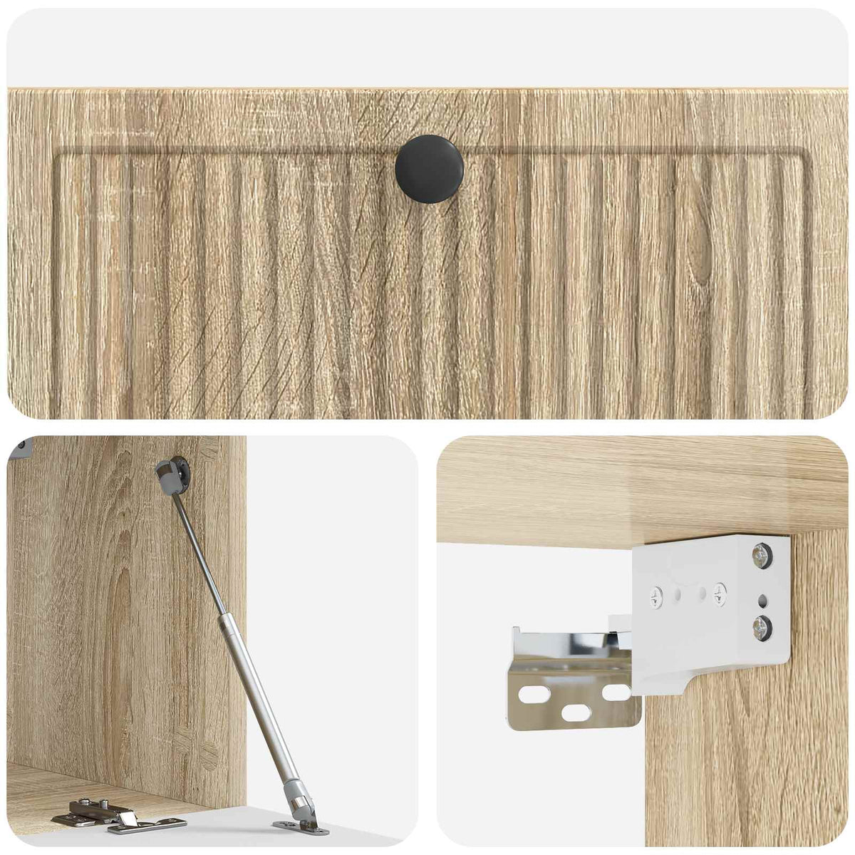 Wandmontierter TV-Schrank Sonoma-Eiche 78,5 x 31 x 30 cm