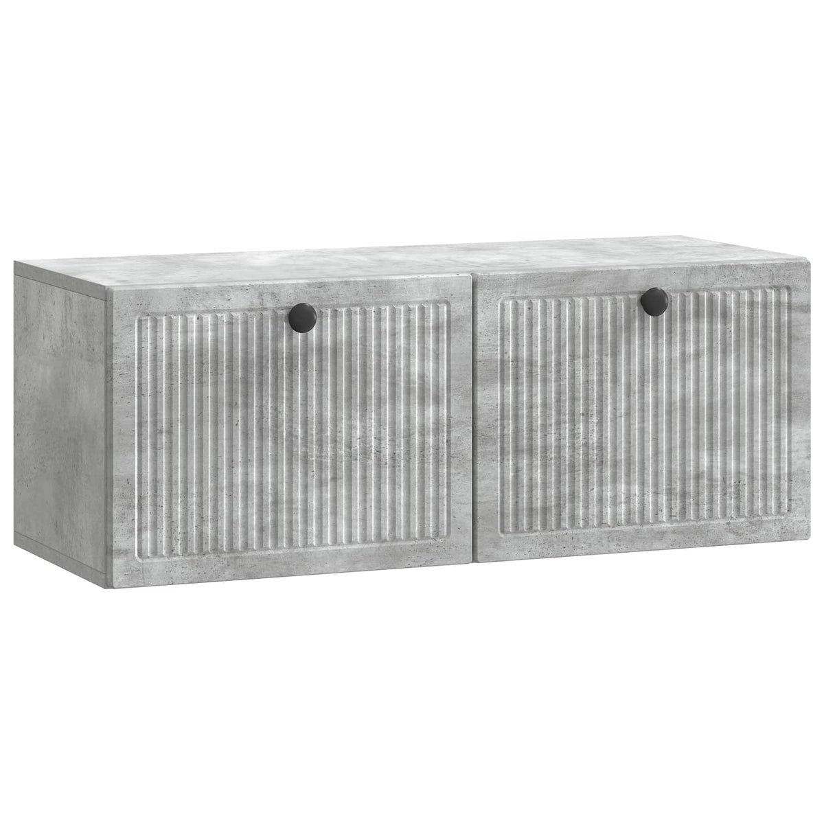 Wandmontierter TV-Schrank Betongrau 78,5 x 31 x 30 cm