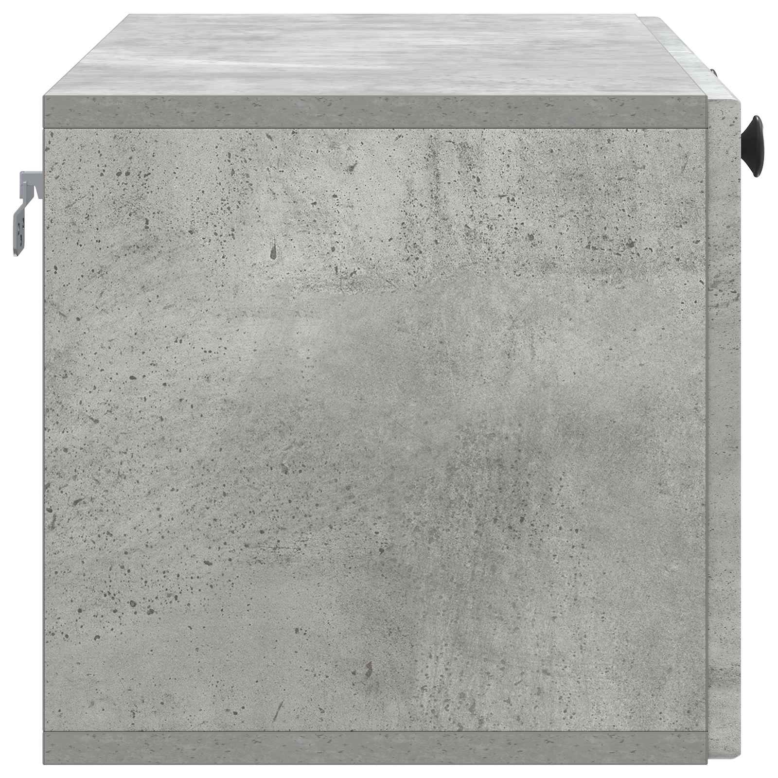 Wandmontierter TV-Schrank Betongrau 78,5 x 31 x 30 cm