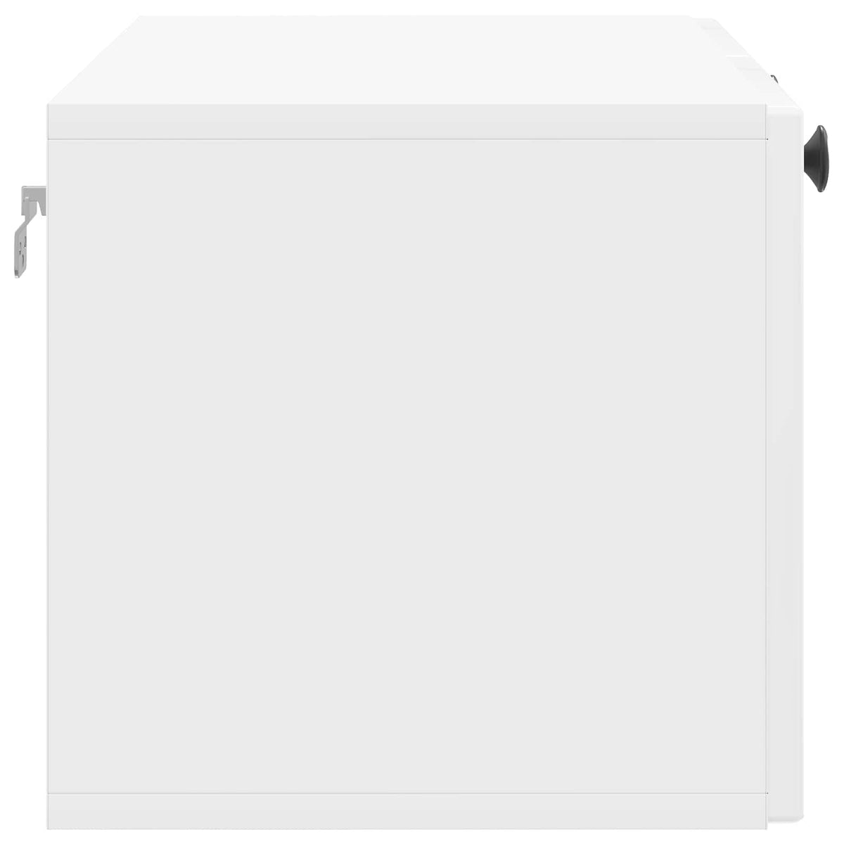 Wandmontierter TV-Schrank Hochglanz Weiß 78,5 x 31 x 30 cm