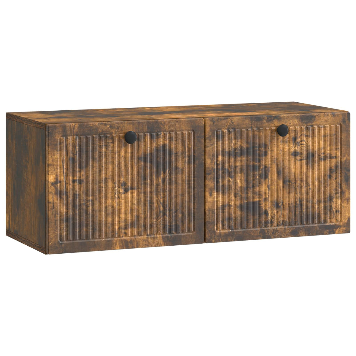 Wandmontierter TV-Schrank Geräucherte Eiche 78,5 x 31 x 30 cm