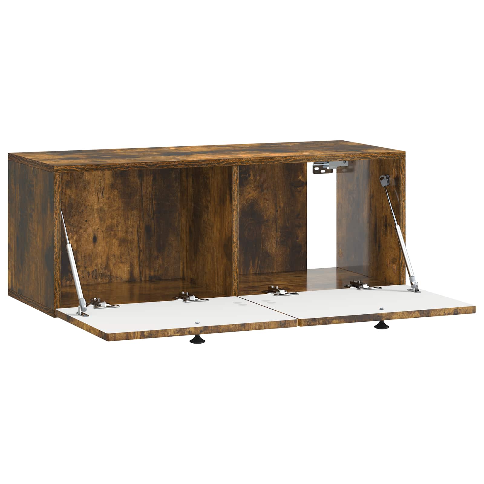 Wandmontierter TV-Schrank Geräucherte Eiche 78,5 x 31 x 30 cm