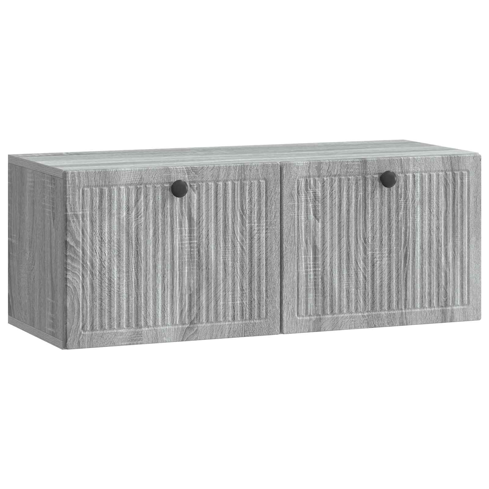 Wandmontierter TV-Schrank Graues Sonoma 78,5 x 31 x 30 cm