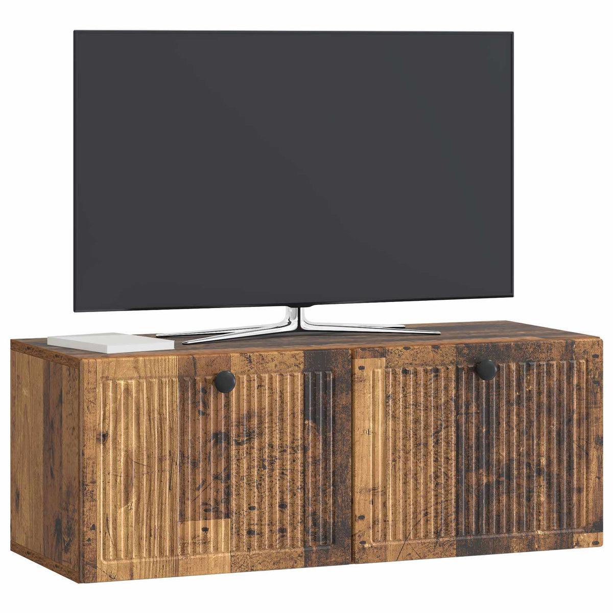 Wandmontierter TV-Schrank Altholz 78,5 x 31 x 30 cm
