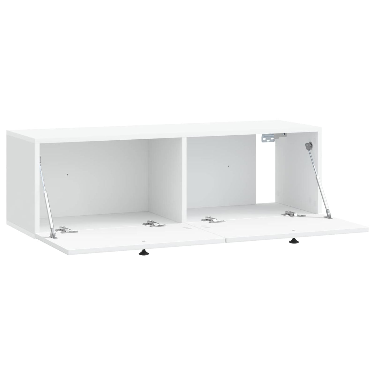 Wandmontierter TV-Schrank Weiß 98 x 31 x 30 cm Holzwerkstoff