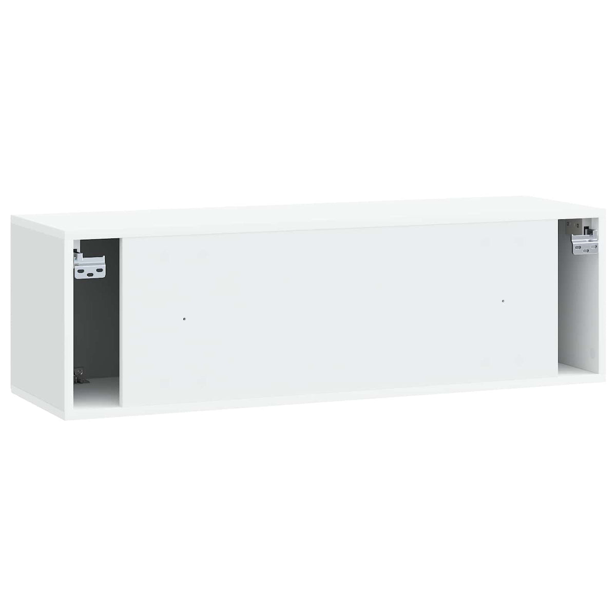 Wandmontierter TV-Schrank Weiß 98 x 31 x 30 cm Holzwerkstoff