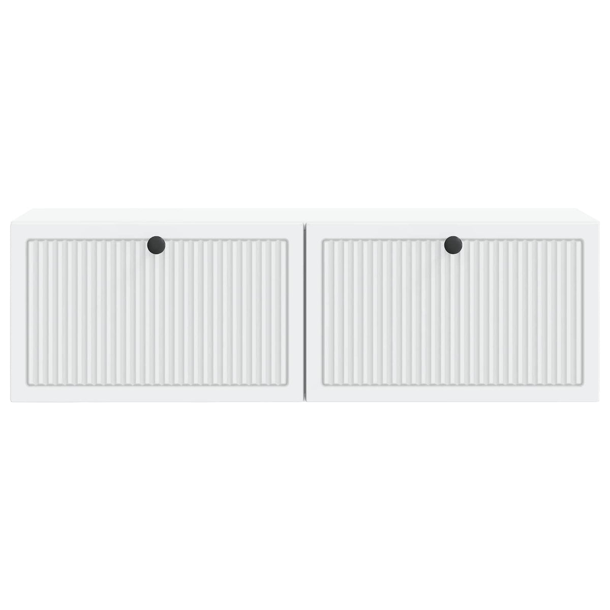 Wandmontierter TV-Schrank Weiß 98 x 31 x 30 cm Holzwerkstoff