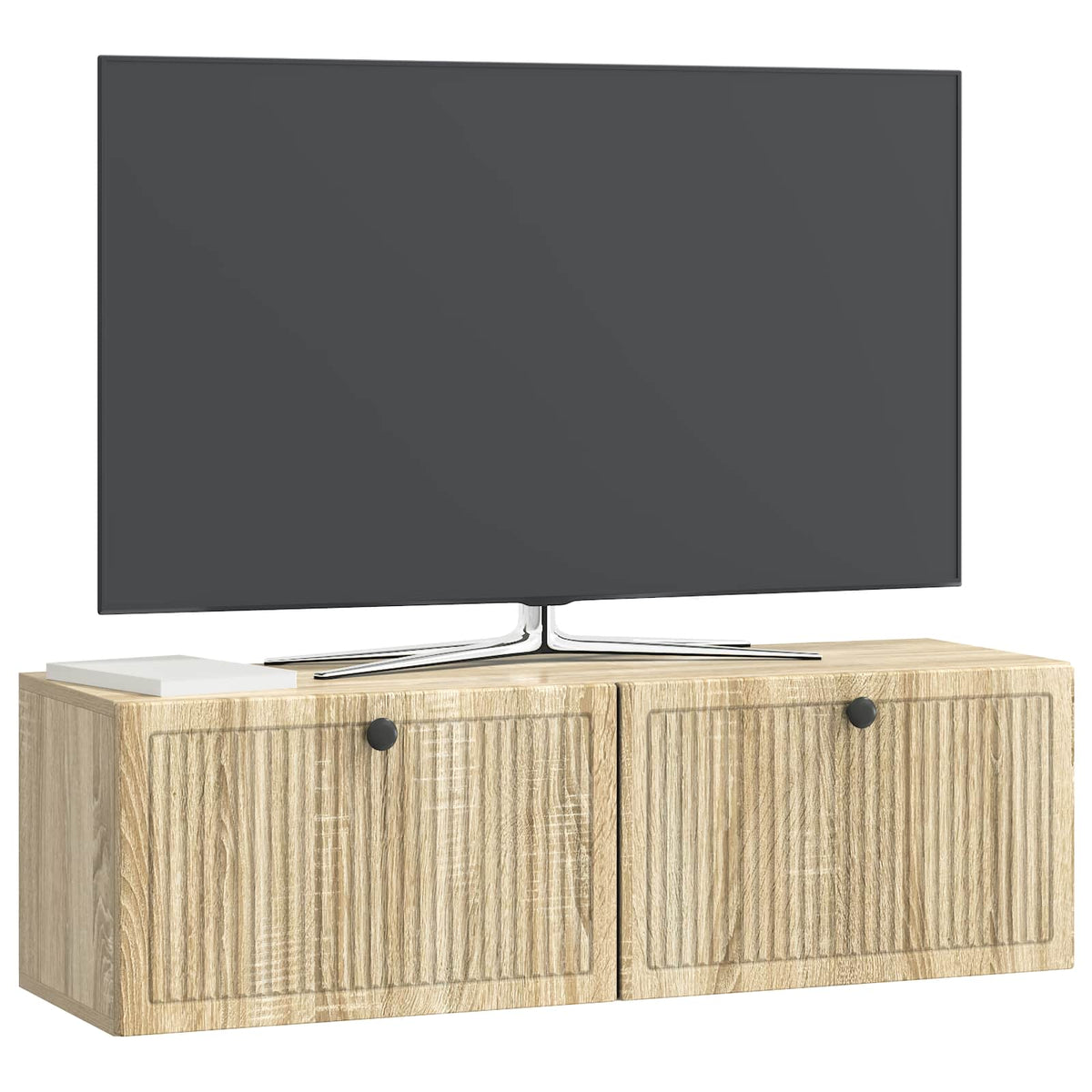 Wandmontierter TV-Schrank Sonoma-Eiche 98 x 31 x 30 cm