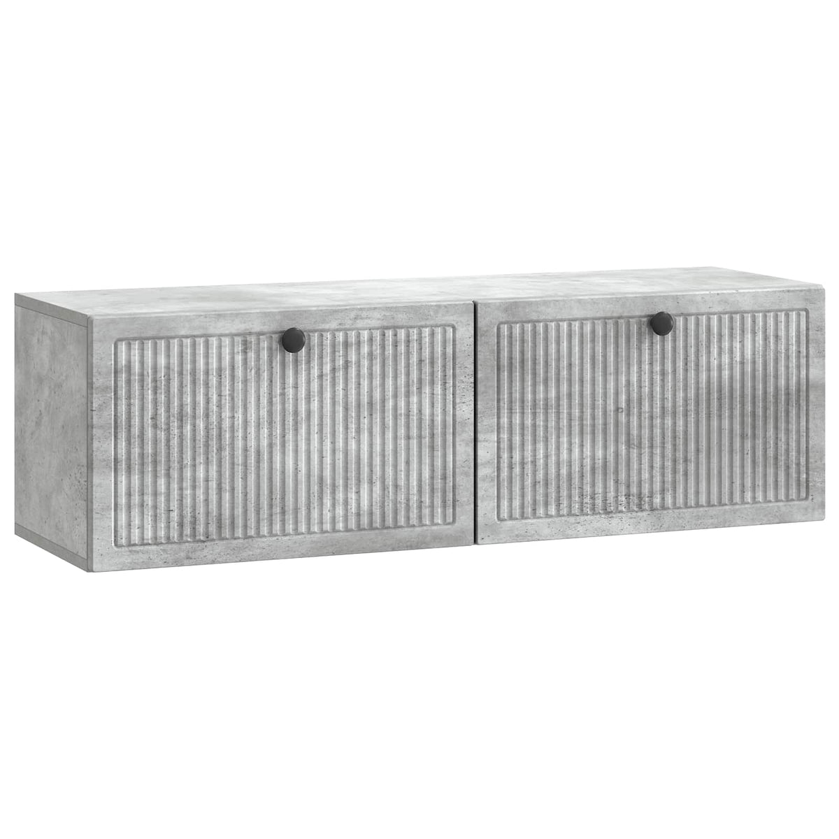 Wandmontierter TV-Schrank Betongrau 98 x 31 x 30 cm