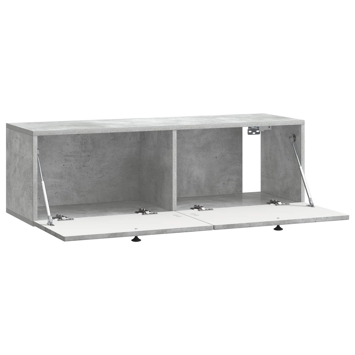 Wandmontierter TV-Schrank Betongrau 98 x 31 x 30 cm