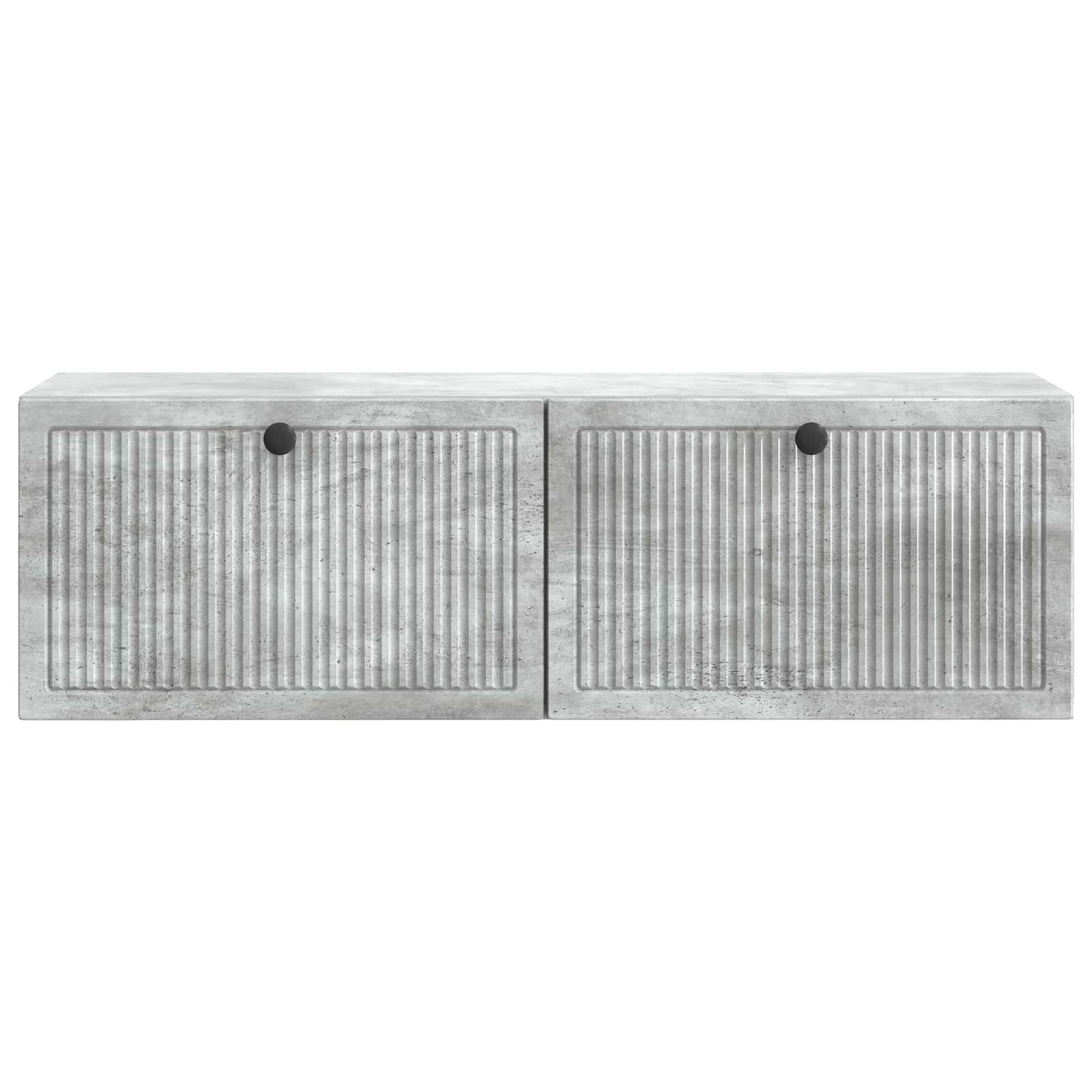 Wandmontierter TV-Schrank Betongrau 98 x 31 x 30 cm