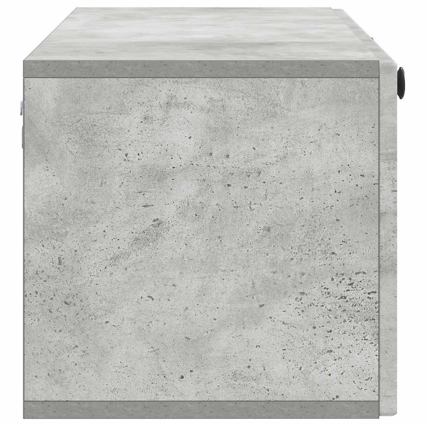 Wandmontierter TV-Schrank Betongrau 98 x 31 x 30 cm