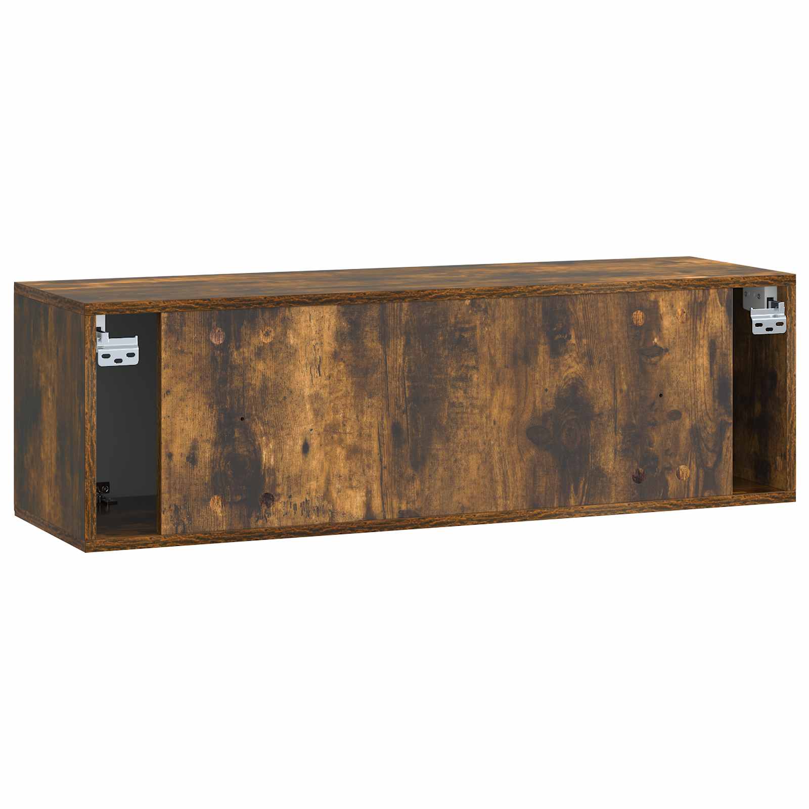 Wandmontierter TV-Schrank Geräucherte Eiche 98 x 31 x 30 cm