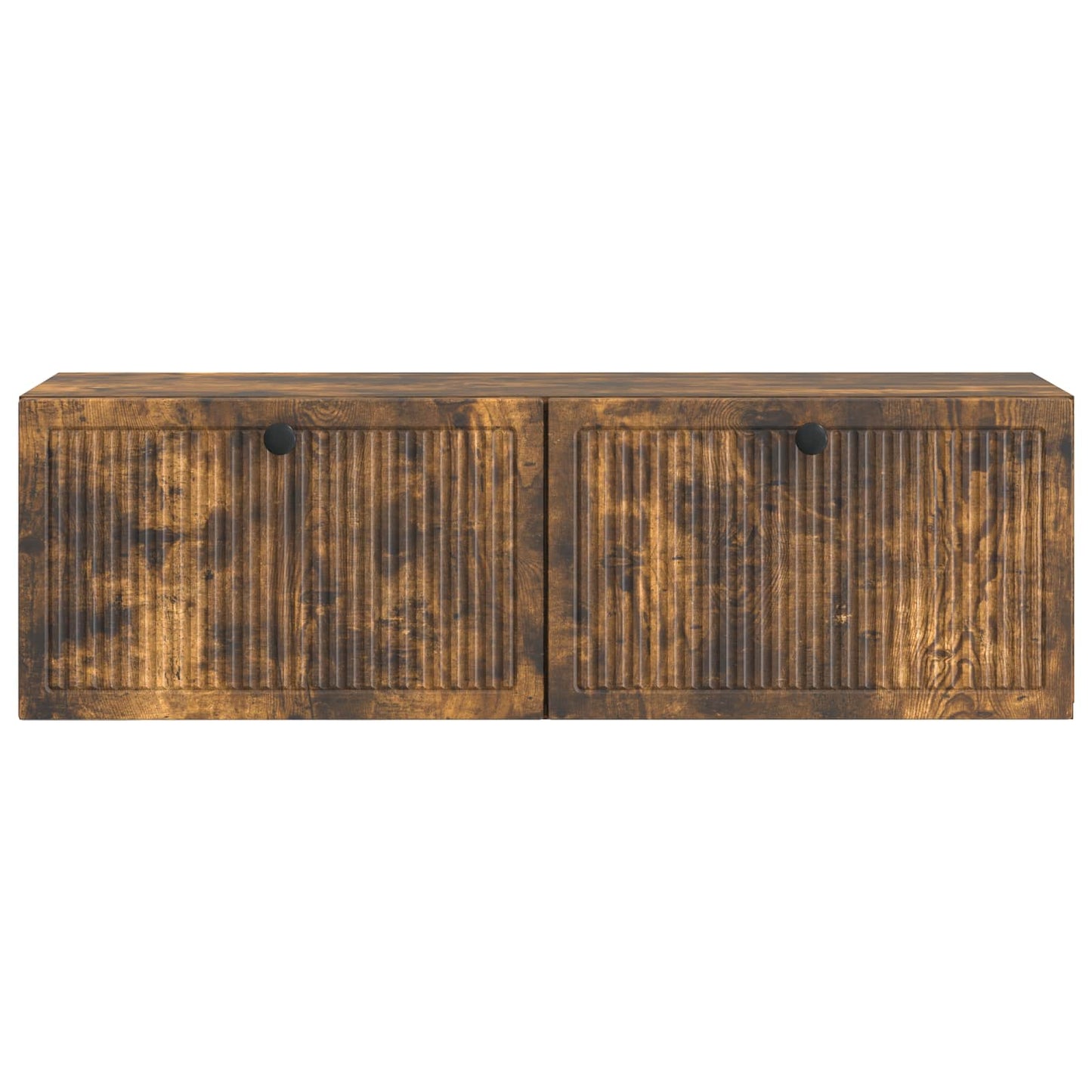 Wandmontierter TV-Schrank Geräucherte Eiche 98 x 31 x 30 cm
