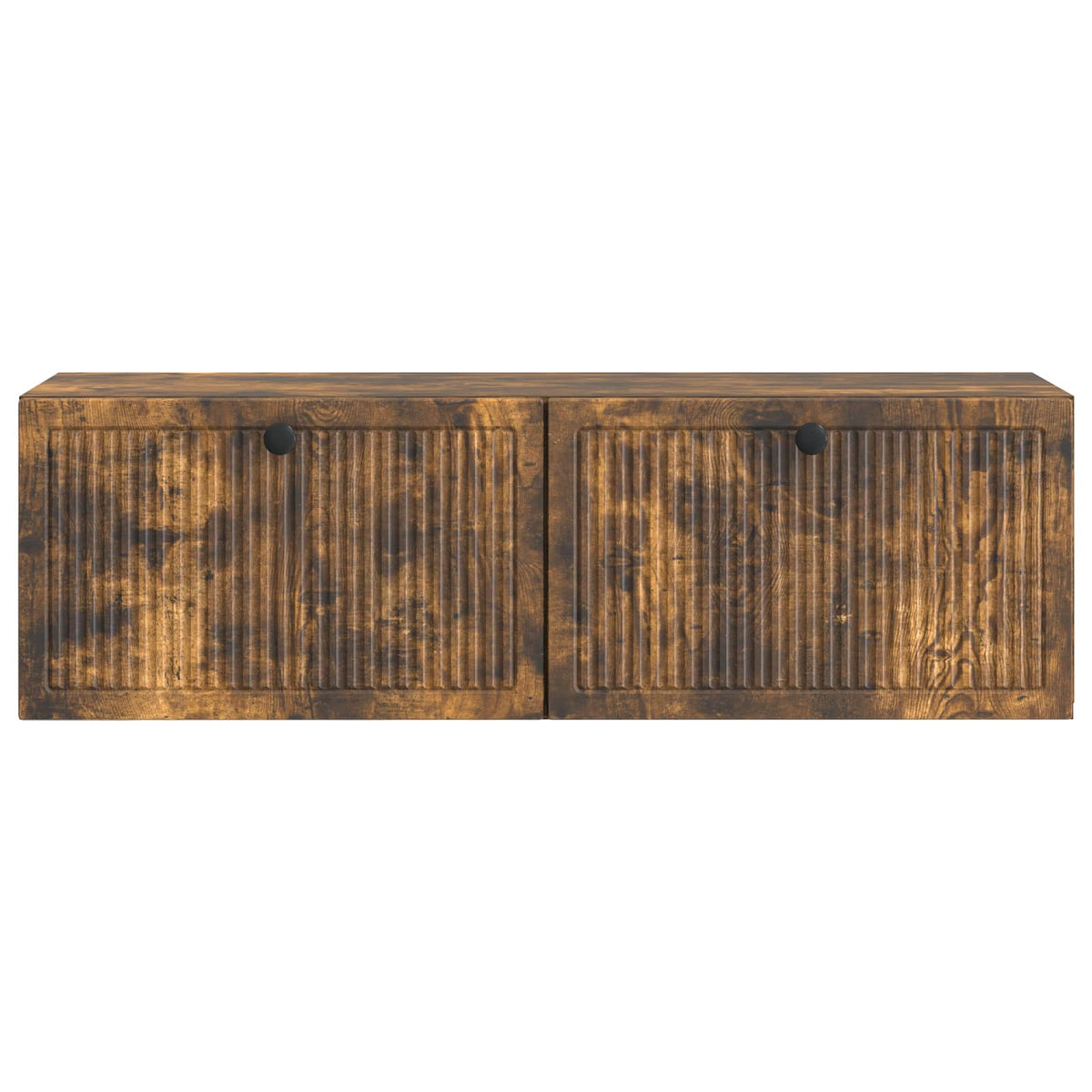 Wandmontierter TV-Schrank Geräucherte Eiche 98 x 31 x 30 cm