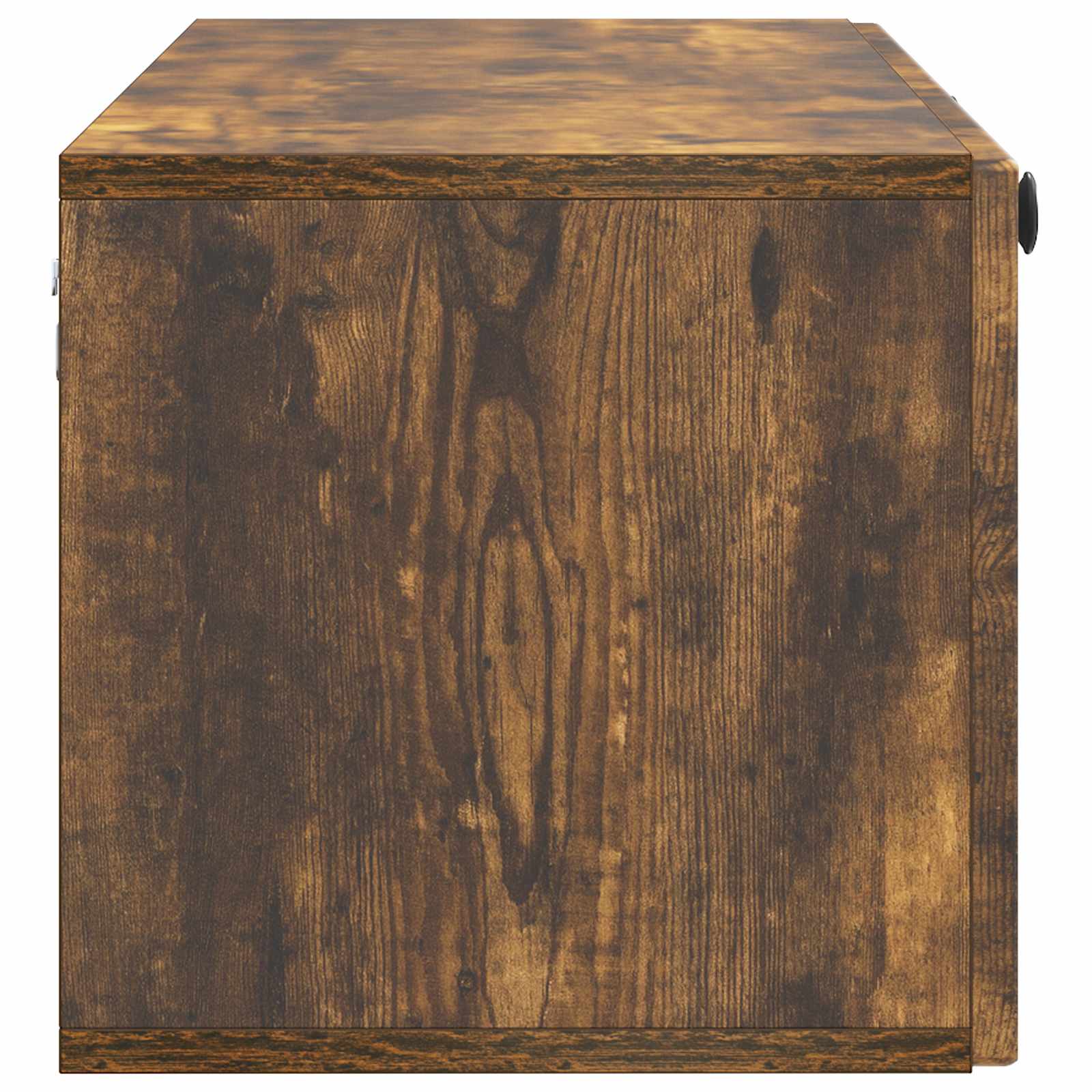 Wandmontierter TV-Schrank Geräucherte Eiche 98 x 31 x 30 cm