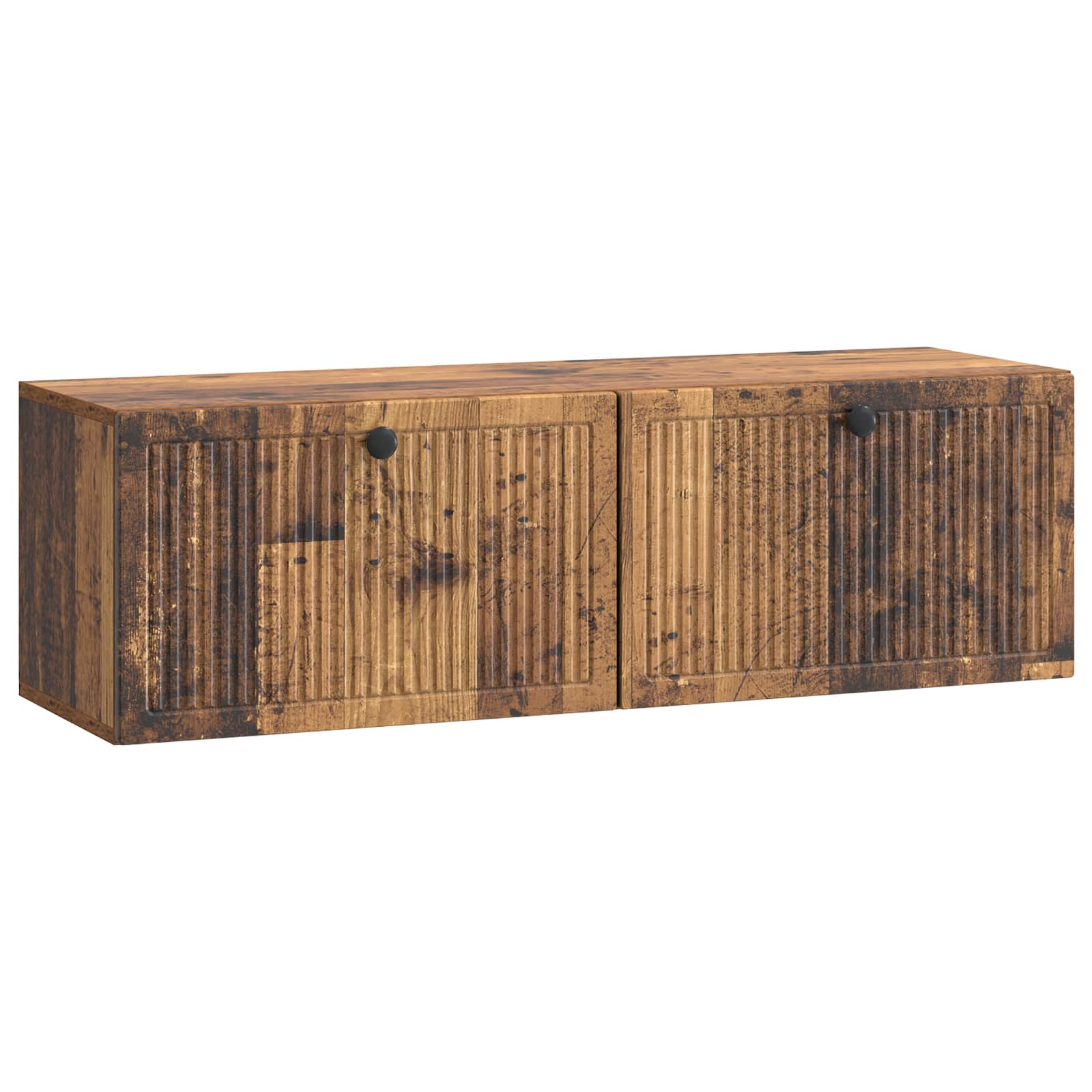 Wandmontierter TV-Schrank Altholz 98 x 31 x 30 cm Holzwerkstoff