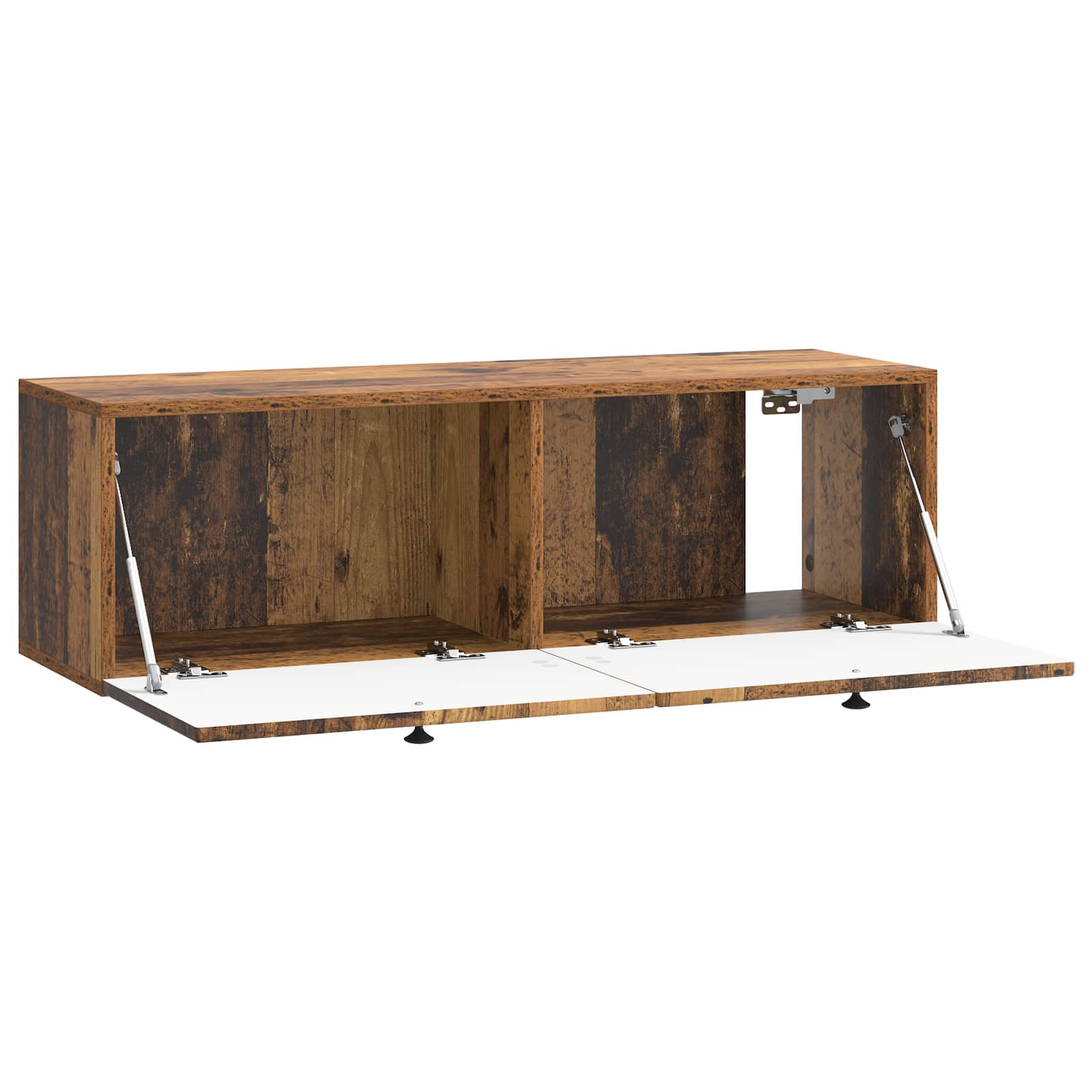 Wandmontierter TV-Schrank Altholz 98 x 31 x 30 cm Holzwerkstoff