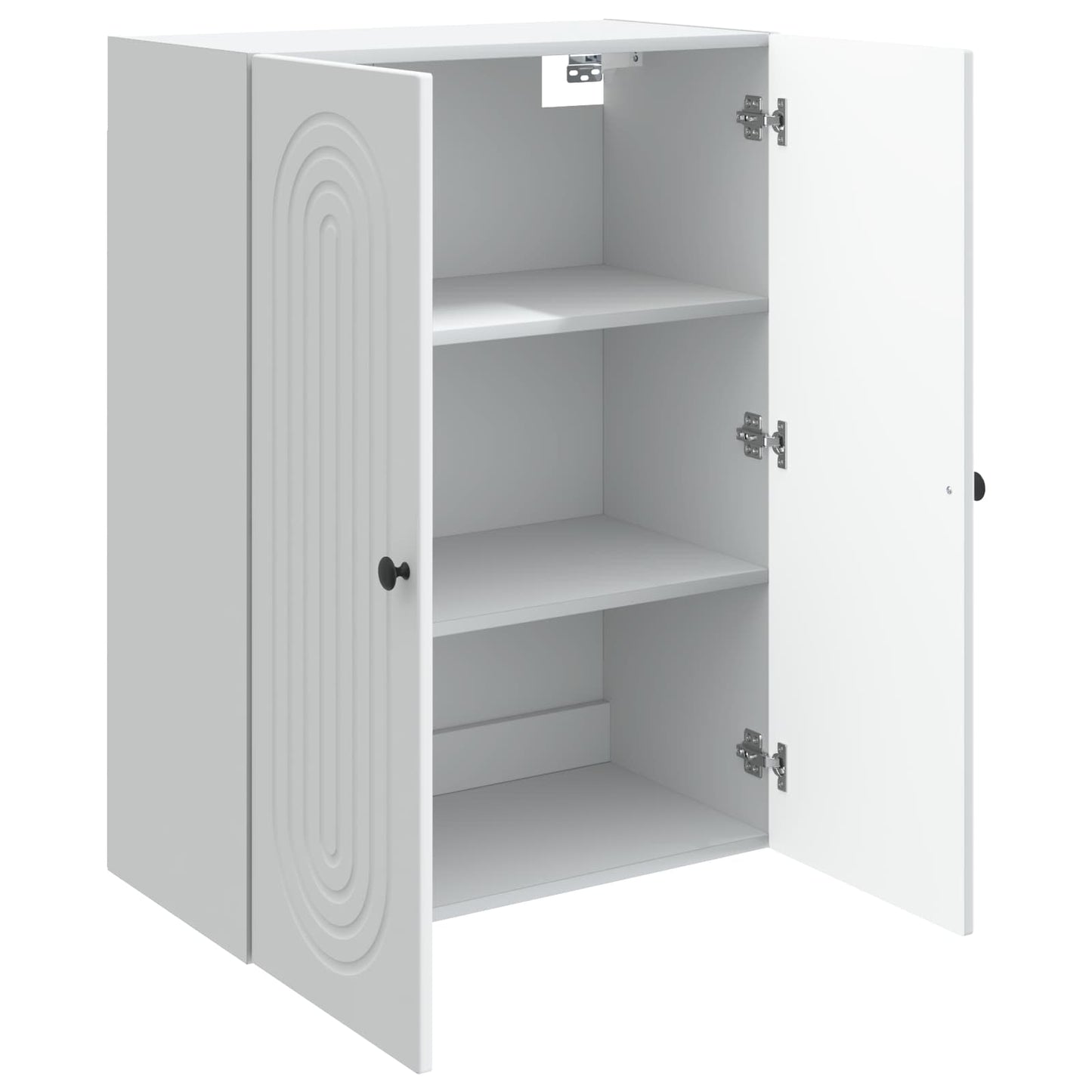 Wandschrank Weiß 66 x 34,5 x 90 cm Holzwerkstoff