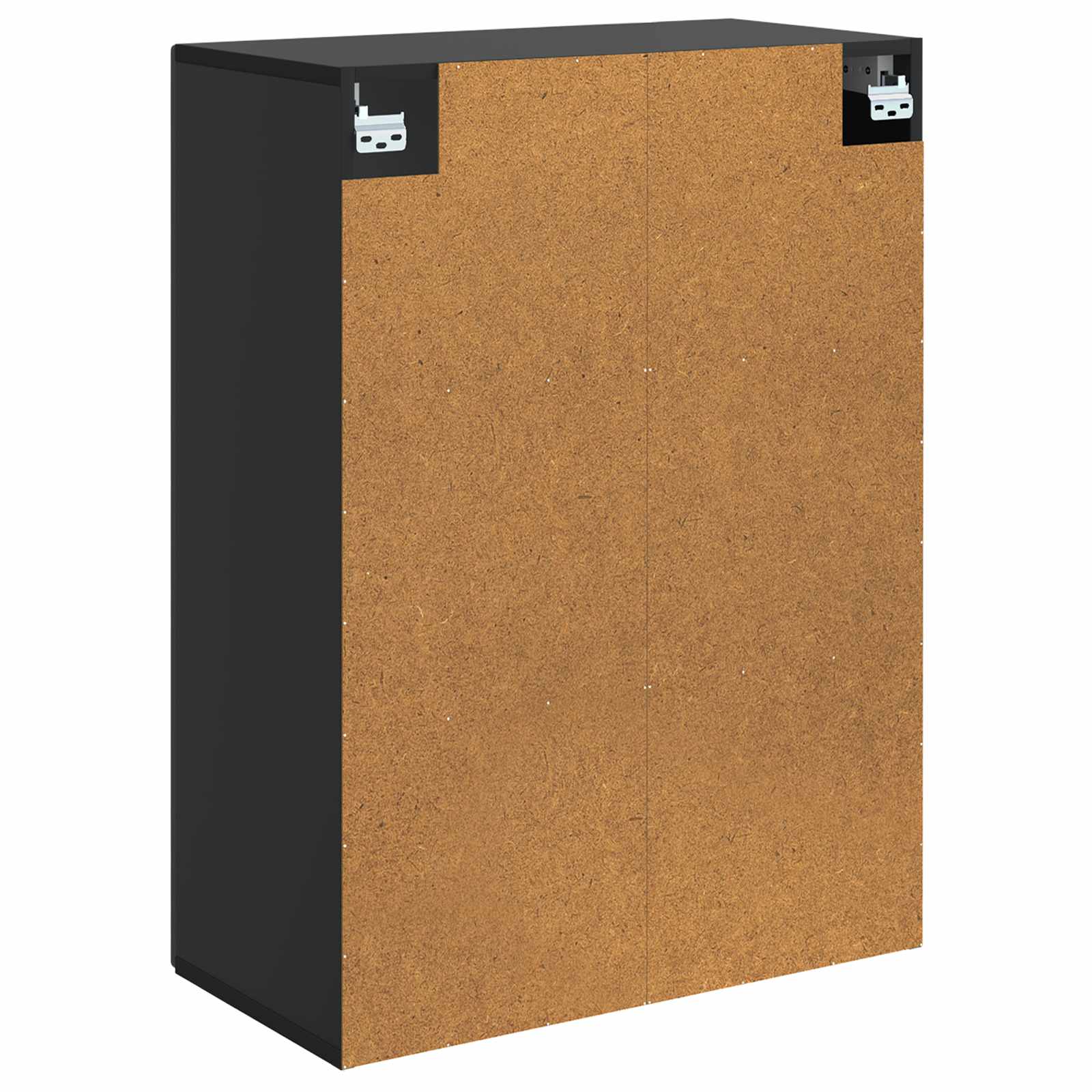 Wandschrank Schwarz 66 x 34,5 x 90 cm Holzwerkstoff