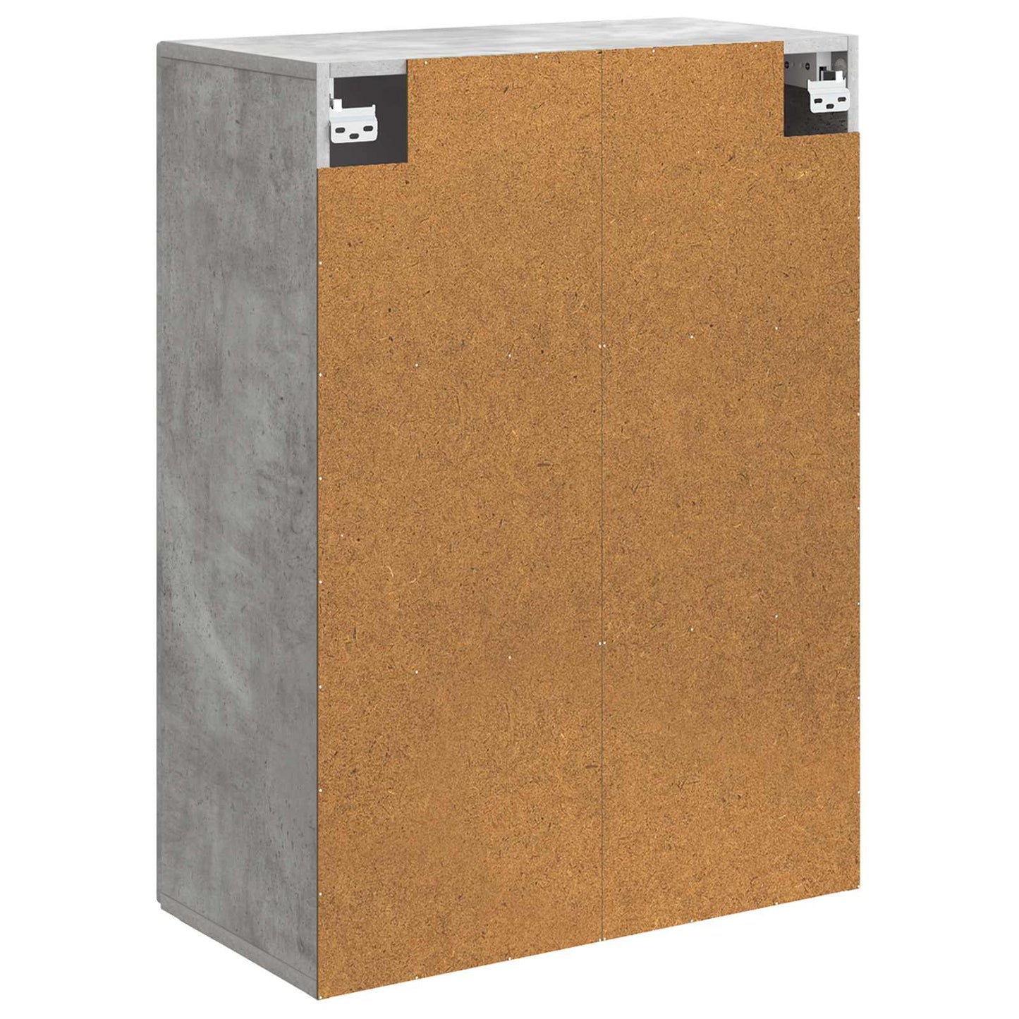 Wandschrank Betongrau 66 x 34,5 x 90 cm Holzwerkstoff