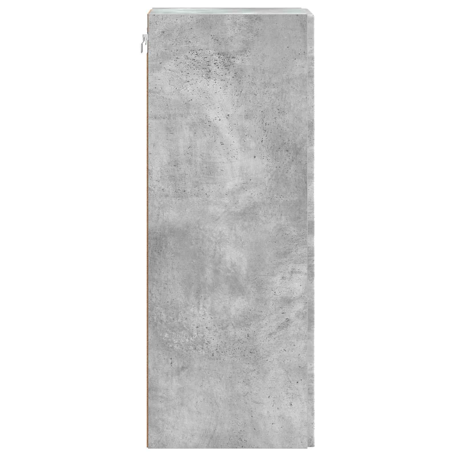 Wandschrank Betongrau 66 x 34,5 x 90 cm Holzwerkstoff