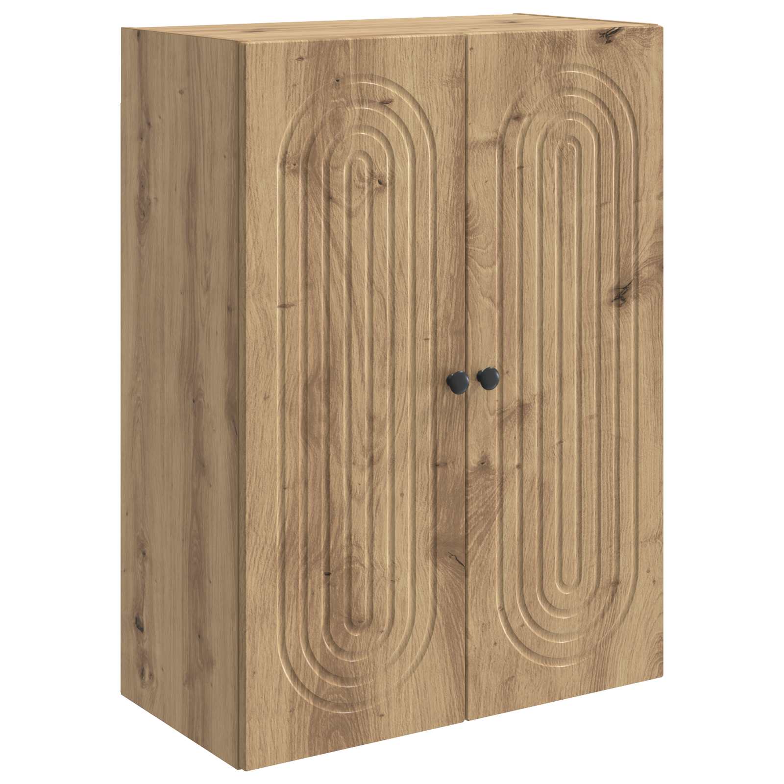 Wandschrank 66 x 34,5 x 90 cm Holzwerkstoff Artisan-Eiche