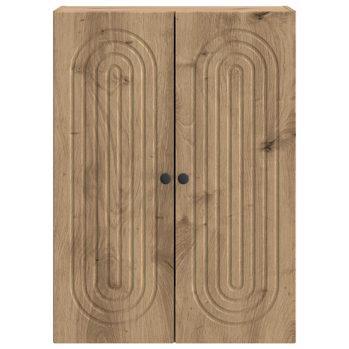 Wandschrank 66 x 34,5 x 90 cm Holzwerkstoff Artisan-Eiche