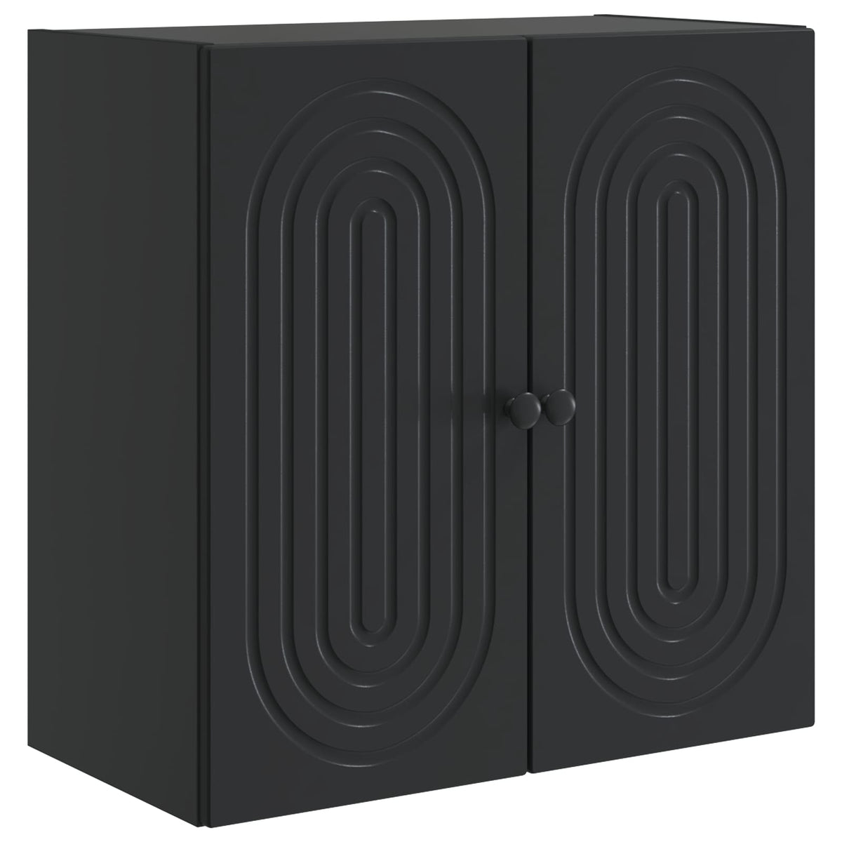 Wandschrank Schwarz 59 x 31 x 60 cm Holzwerkstoff