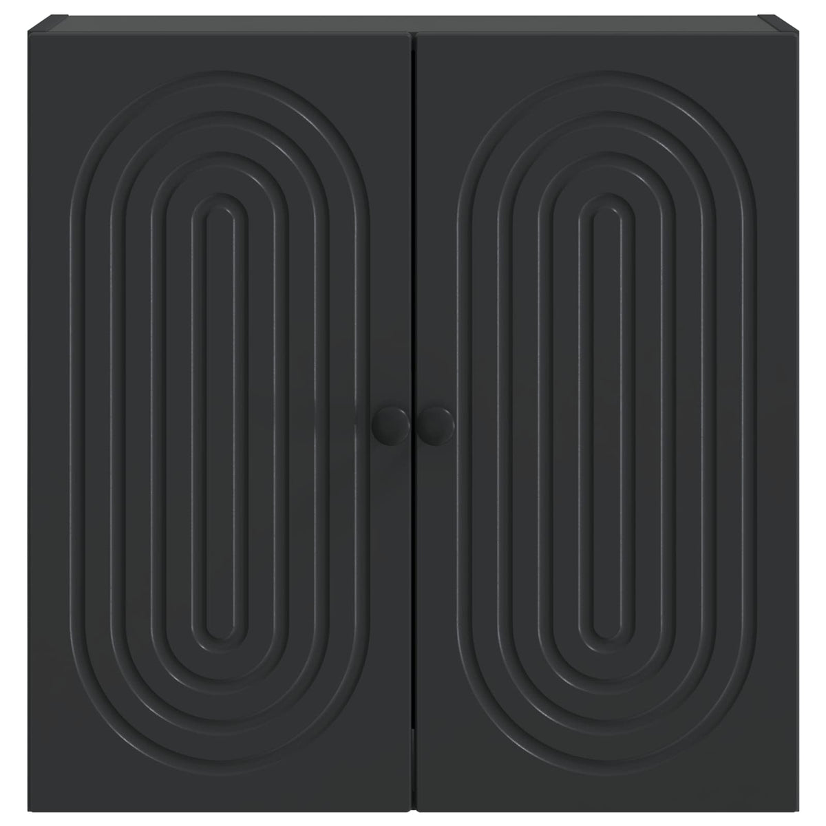 Wandschrank Schwarz 59 x 31 x 60 cm Holzwerkstoff
